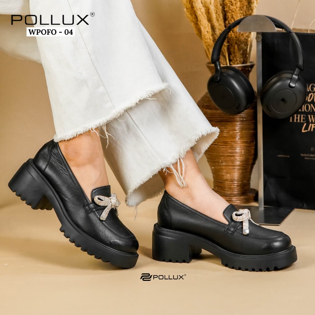 Gambar ke-9 produk Pollux Monday WPOCN 02 - Sepatu Loafers Wanita Casual Formal Elegan Bahan Kulit Asli