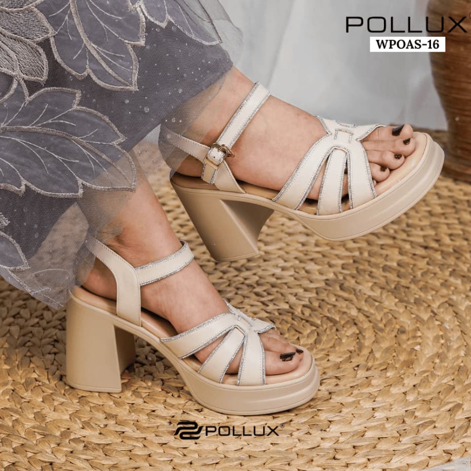 Gambar ke-1 produk Pollux Classic WPOAS 16 - High Heels Pesta Wanita Bahan Kulit Asli Tinggi Hak 9cm