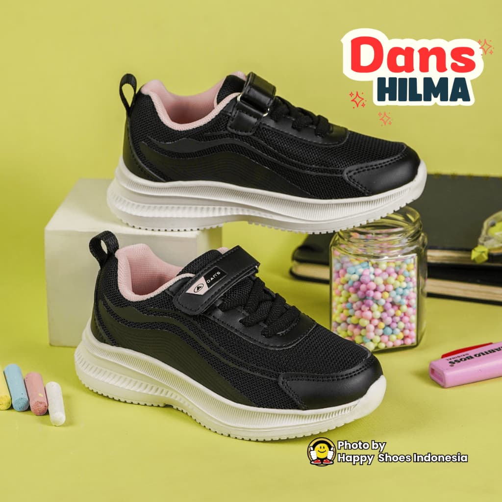 Thumbnail gambar ke-5 produk Dans Hilma Sepatu Sekolah Anak Perempuan | Sepatu Kats | Sneakers Anak Keren SDAAMET