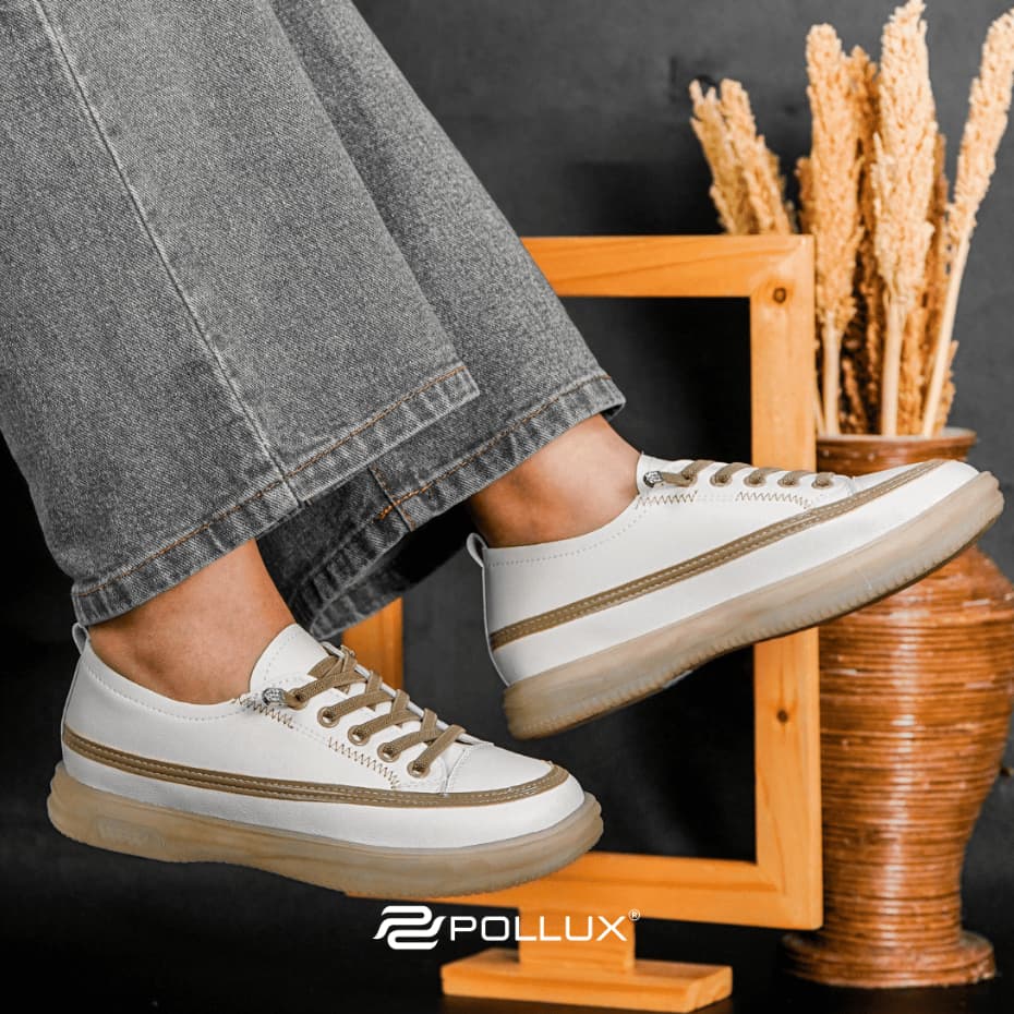 Gambar ke-1 produk Pollux Jinju WDQ 2220 - Sepatu Casual Wanita Bahan Microfiber Leather