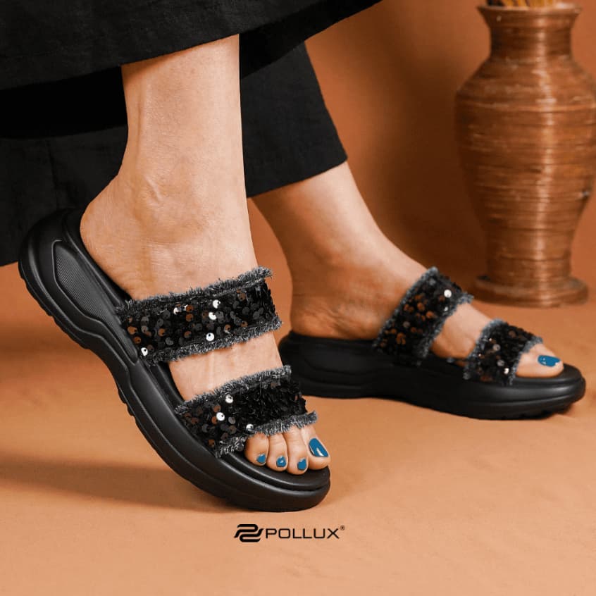 Gambar ke-6 produk Pollux Daily WPOLP 09 - Sandal Flat Wanita Bahan Kulit Asli
