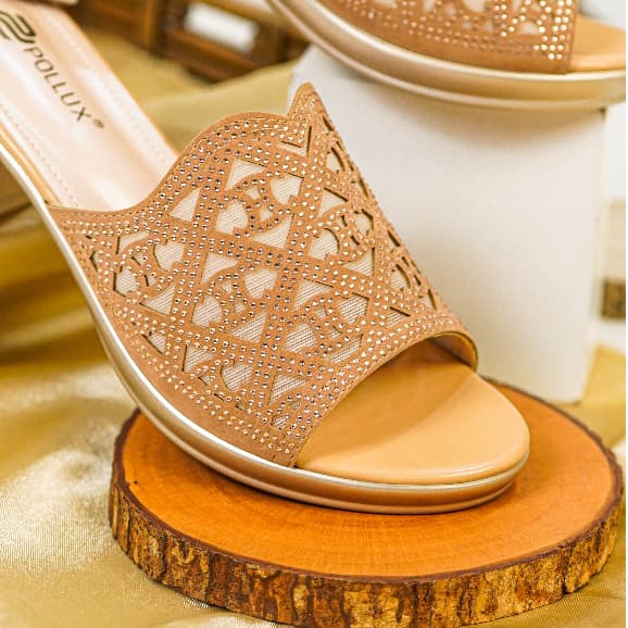 Thumbnail gambar ke-6 produk Pollux Aurora WDQ 3923 - Sandal Heels Wanita | Heels Pesta | Sandal Kondangan