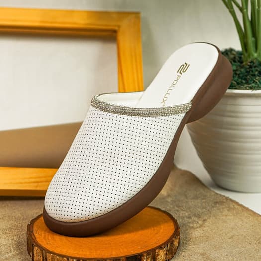 Thumbnail gambar ke-7 produk Pollux Daily WPOMO 12- Sandal Wanita Bahan Kulit | Wedges Wanita | Sepatu Sandal Wanita