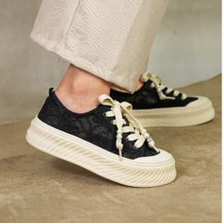 Thumbnail gambar ke-9 produk Pollux Play WBB 61002 - Casual Sneakers Knitting Upper | Vulcanized Women Sneakers