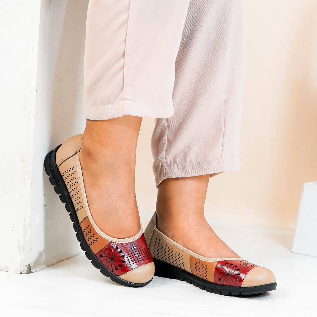 Thumbnail gambar ke-2 produk Pollux Monday WPOEY 02 Flat Shoes Pantofel Wanita Kerja Kekinian