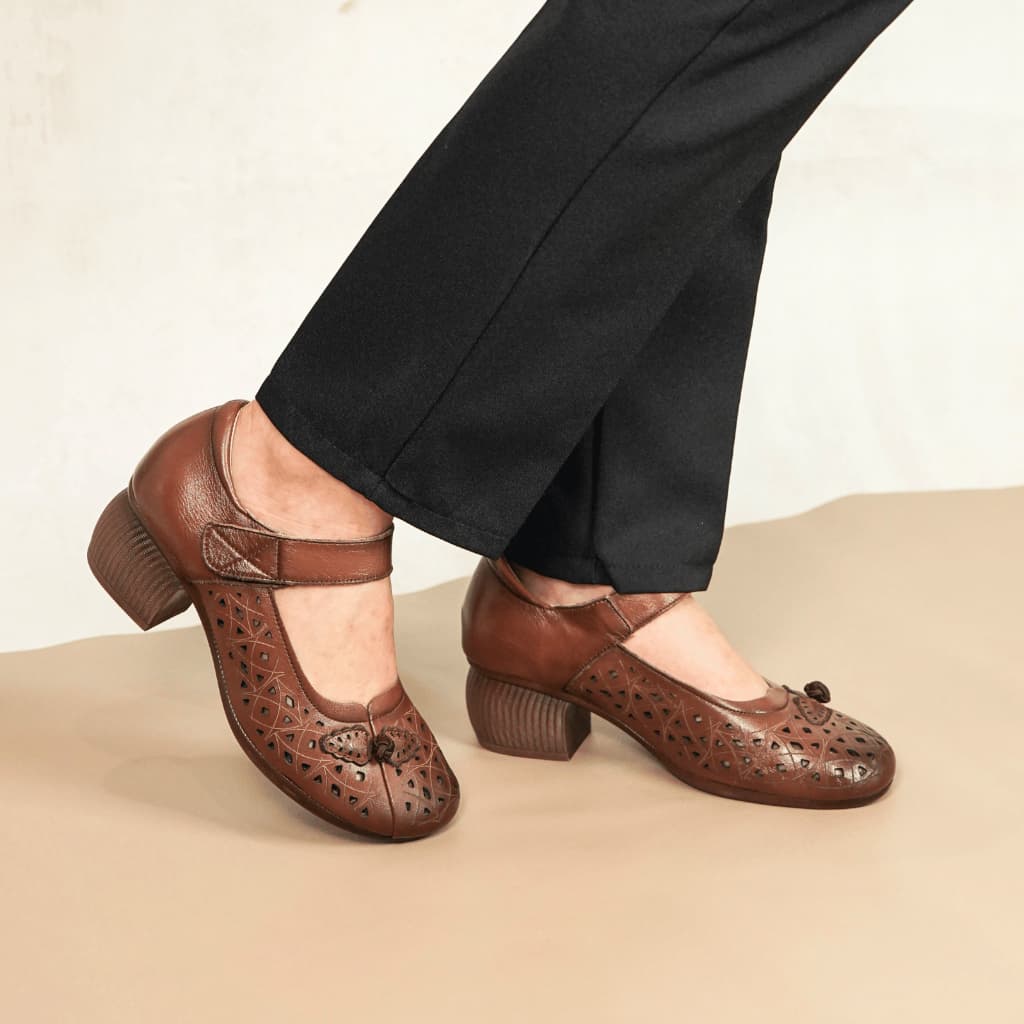 Thumbnail gambar ke-2 produk Pollux WBB 6079 Sepatu Wanita Heels | Heels Fashion | Sepatu Wanita Kulit | Sepatu Heels Velcro