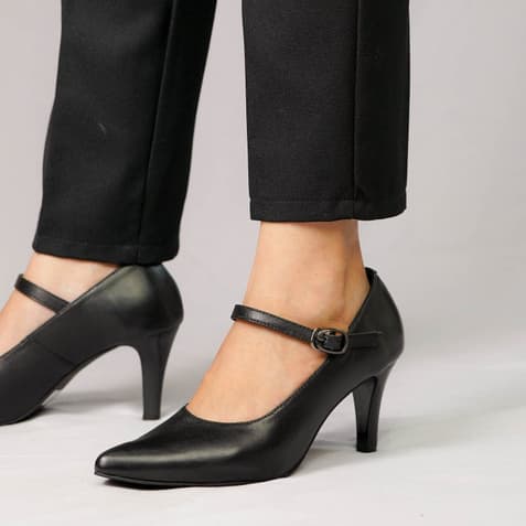 Thumbnail gambar ke-3 produk Sepatu Wanita Kerja Heels Bahan Kulit - Pollux WPOKV 01