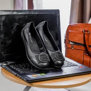 Thumbnail gambar ke-10 produk Pollux Monday WPOMT 05 - Sepatu Kerja Wanita Flat Shoes Bahan Kulit Asli Nyaman Di pakai seharian
