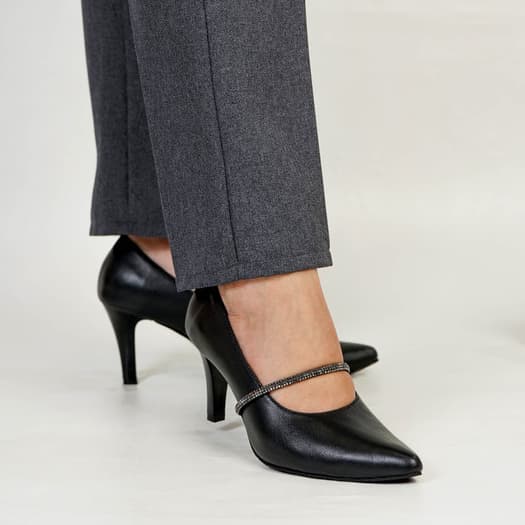 Gambar ke-1 produk Pollux Monday WPOKV  13 - Sepatu Wanita Kerja Heels  Bahan Kulit