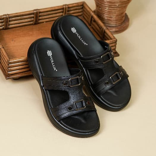 Thumbnail gambar ke-6 produk Pollux Daily WPOLP 13 Sandal Wanita Kekinian Terbuat Dari Kulit Asli Empuk Dan Nyaman Di Pakai