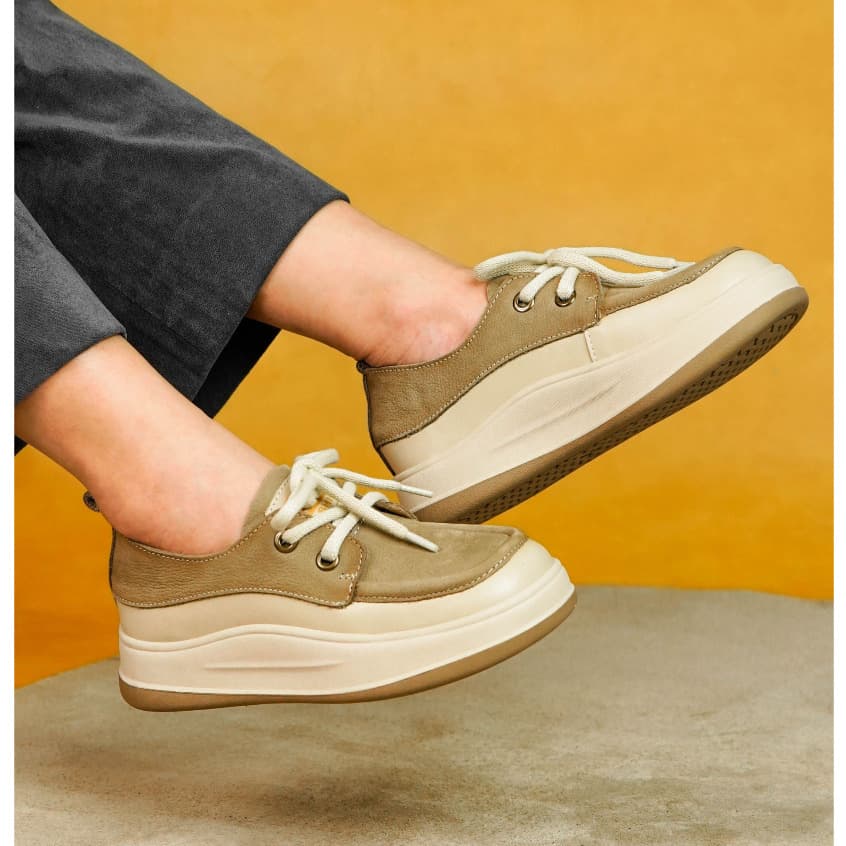 Gambar produk Pollux Bold WBB 6092 Sepatu Sneakers Wanita Kekinian | Ssepatu Bahan Kulit Asli | Fashion | Sepatu Casual