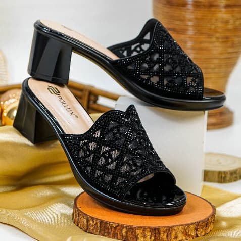 Thumbnail gambar ke-2 produk Pollux Aurora WDQ 3923 - Sandal Heels Wanita | Heels Pesta | Sandal Kondangan