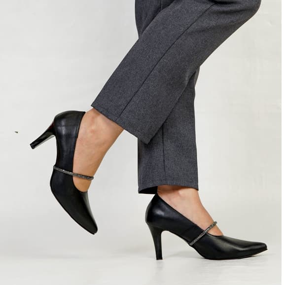 Thumbnail gambar ke-2 produk Pollux Monday WPOKV  13 - Sepatu Wanita Kerja Heels  Bahan Kulit