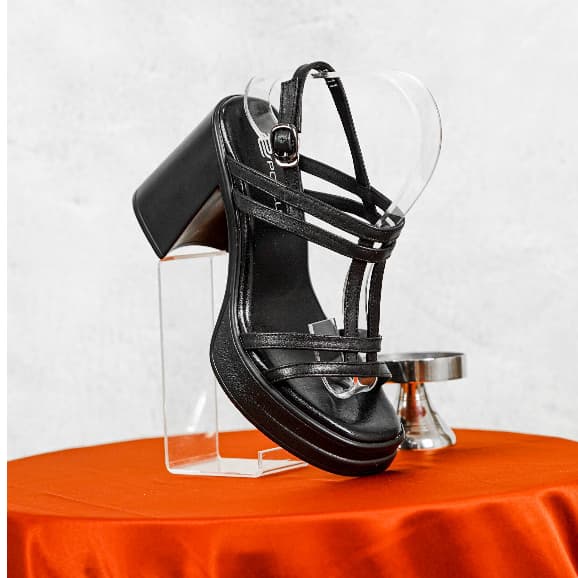 Thumbnail gambar ke-6 produk Pollux Classic WPOAS 11- Sandal Heels Wanita Kekinian Berbahan Kulit Asli | Tinggi Heels 9Cm