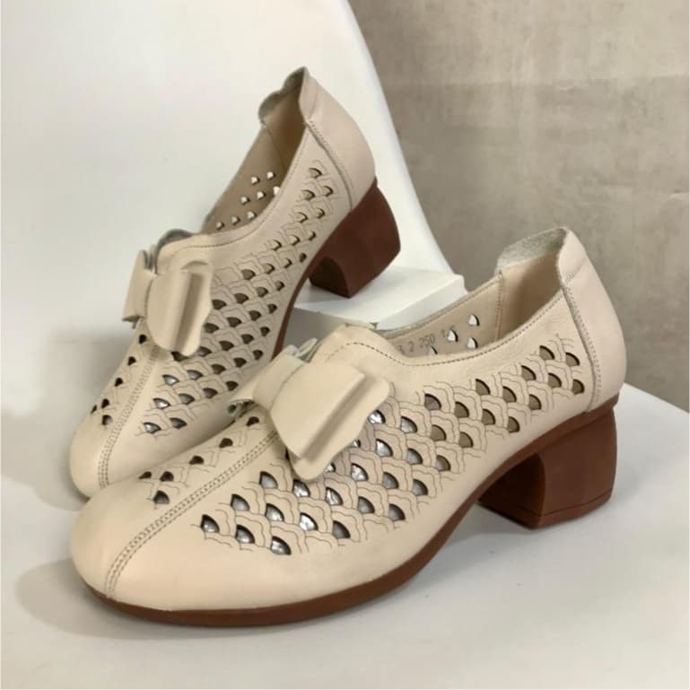 Thumbnail gambar ke-6 produk Pollux Semi Boots WBB 62303 - Sepatu Casual Wanita | Sepatu Kantor Wanita Bahan Kulit | Heels Wanita