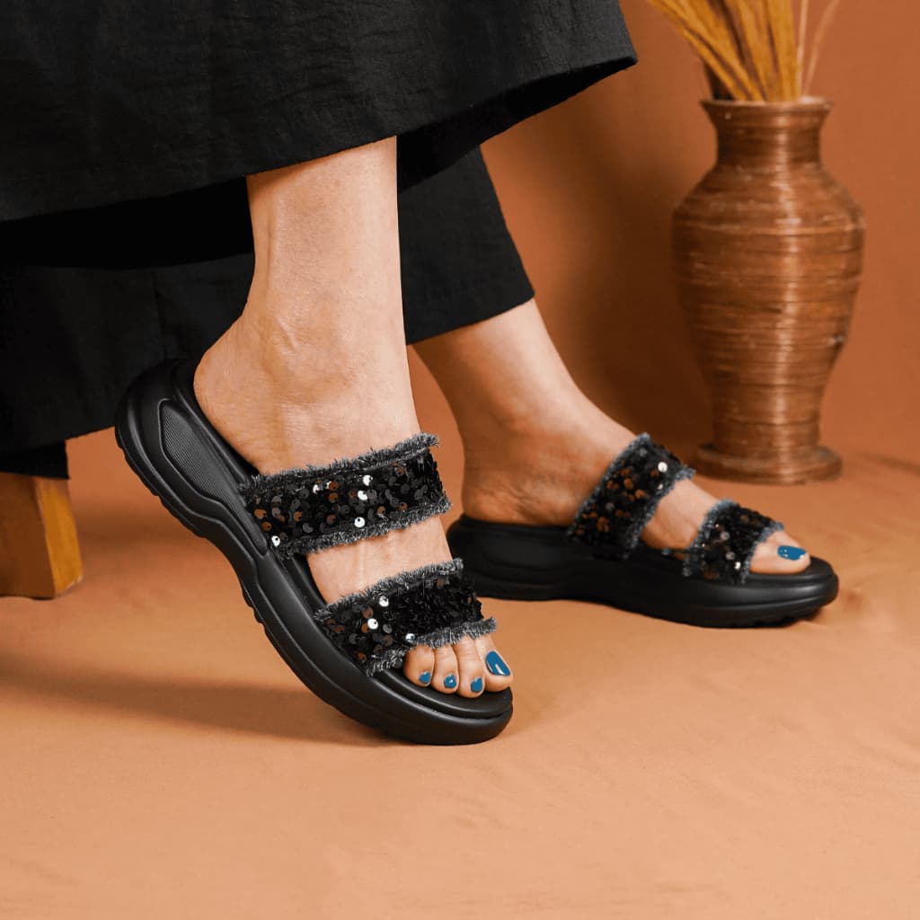 Gambar ke-10 produk Pollux Daily WPOLP 09 - Sandal Wanita Kekinian Sangat Nyaman Dan Anti Slip