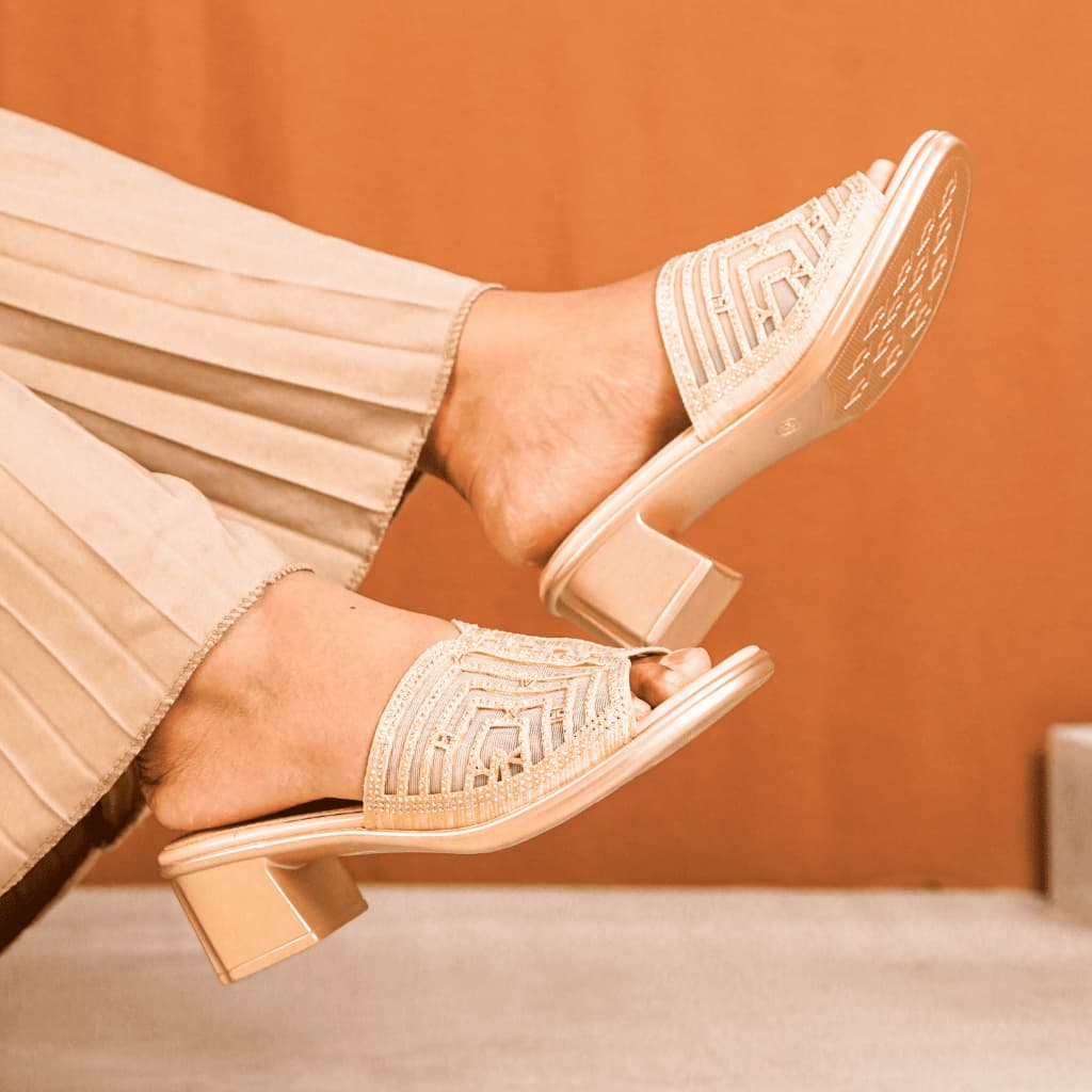 Thumbnail gambar ke-9 produk Pollux WDQ 2066 Sandal Heels Pesta | Sandal Heels Wanita Bahan Kulit