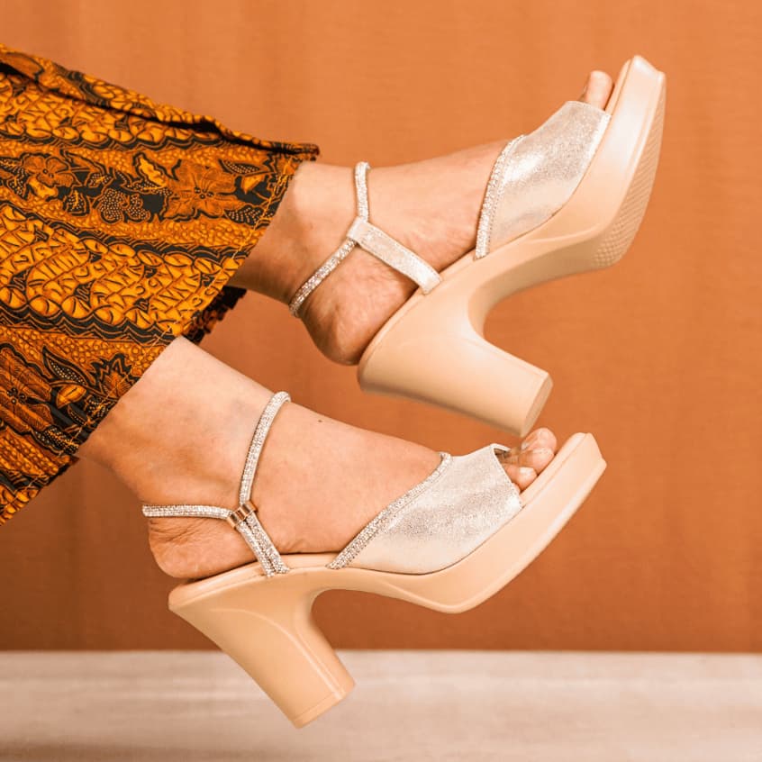 Thumbnail gambar ke-2 produk Pollux Classic WPOGU 51 - Heels Wanita 9Cm | Sandal Heels | Heels Wanita Bahan Kulit