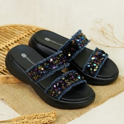 Thumbnail gambar ke-11 produk Pollux E-Wear WPOLP 09 - Sandal Platform Wanita Casual Stylish
