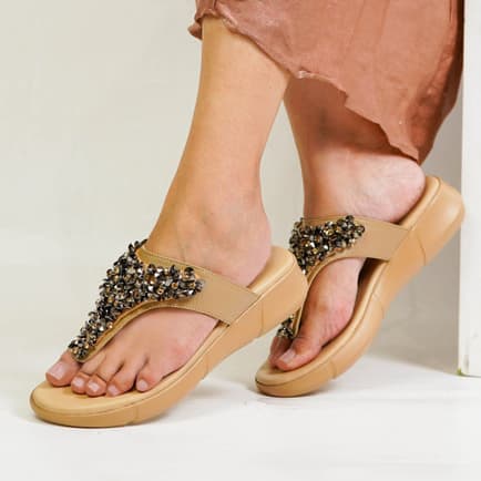 Thumbnail gambar ke-10 produk Pollux E-Wear WPOJQ 35 - Sandal Wedges Wanita Bahan KUlit