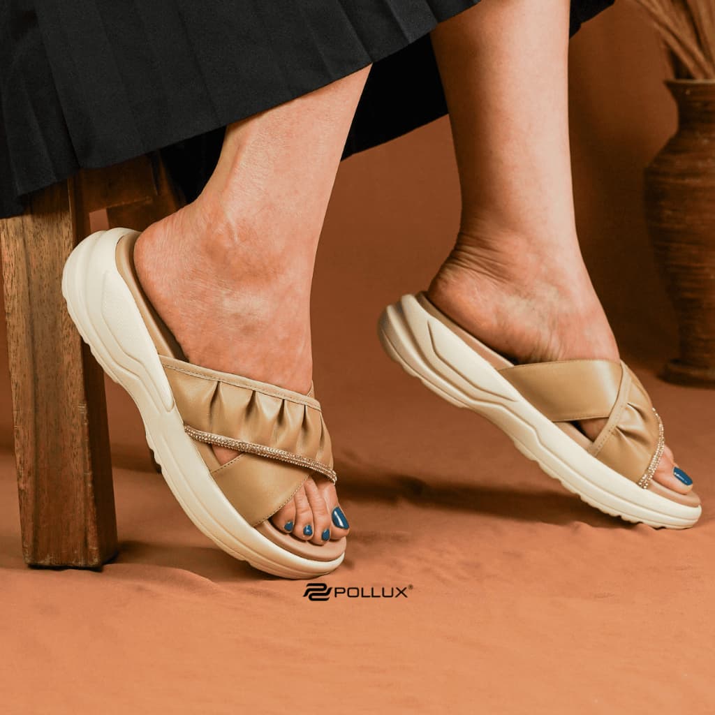 Thumbnail gambar ke-9 produk Pollux Daily WPOLP 02 - Sandal Wanita Keren | Sandal Wanita Nyaman Dengan Desain Kekinian