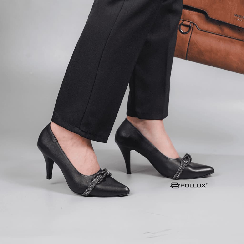 Thumbnail gambar ke-3 produk Pollux Monday Wpokv 24 Sepatu Heels Wanita | Sepatu Kantor Wanita Bahan Kulit | Sepatu Pesta