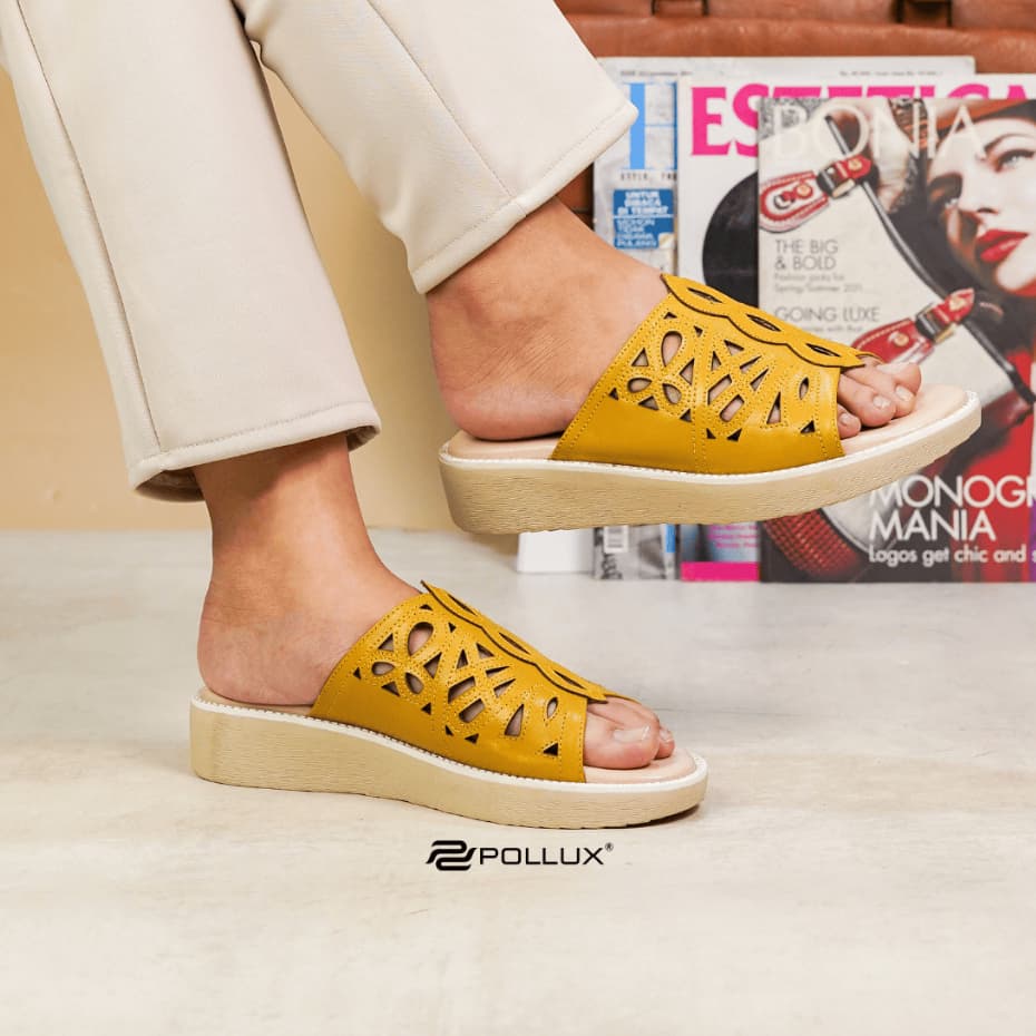 Gambar ke-1 produk Pollux Daily WPOKZ 59 - Sandal Wanita Daily Anti Slip Leather Sandals