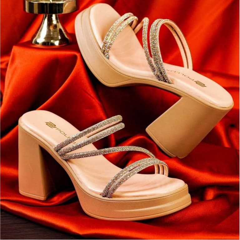 Thumbnail gambar ke-4 produk Pollux Classic WPOAS 02 - Sandal Heels Wanita Elegan Tinggi 9Cm