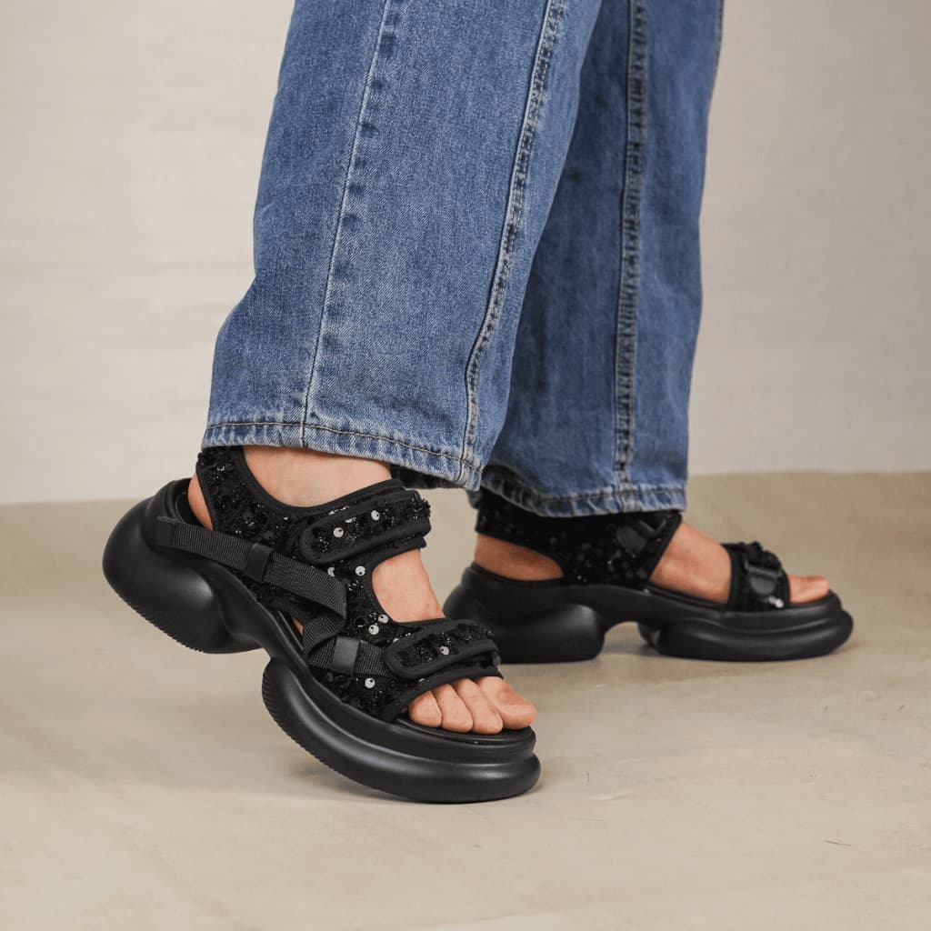 Thumbnail gambar ke-11 produk Pollux Bold WPOCY 01 - Sandal Wedges Wanita Kekinian Dari Bahan Kulit