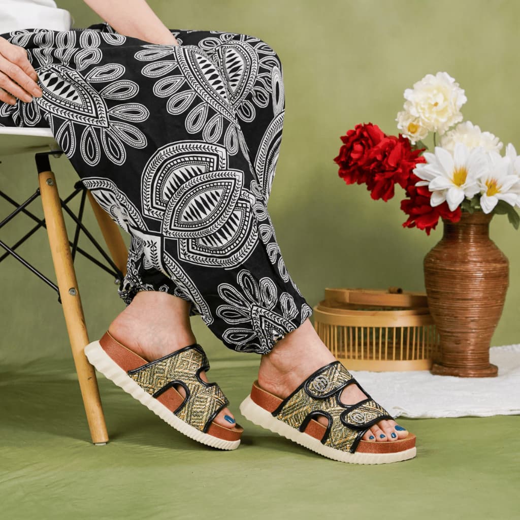 Thumbnail gambar ke-11 produk Mecer Daily WWH 6282- Sandal Flat Wanita Kekinian | Sandal Daily | Sandal Slip On Wanita