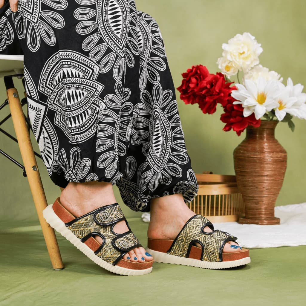 Thumbnail gambar ke-6 produk Mecer Daily WWH 6282- Sandal Flat Wanita Kekinian | Sandal Daily | Sandal Slip On Wanita