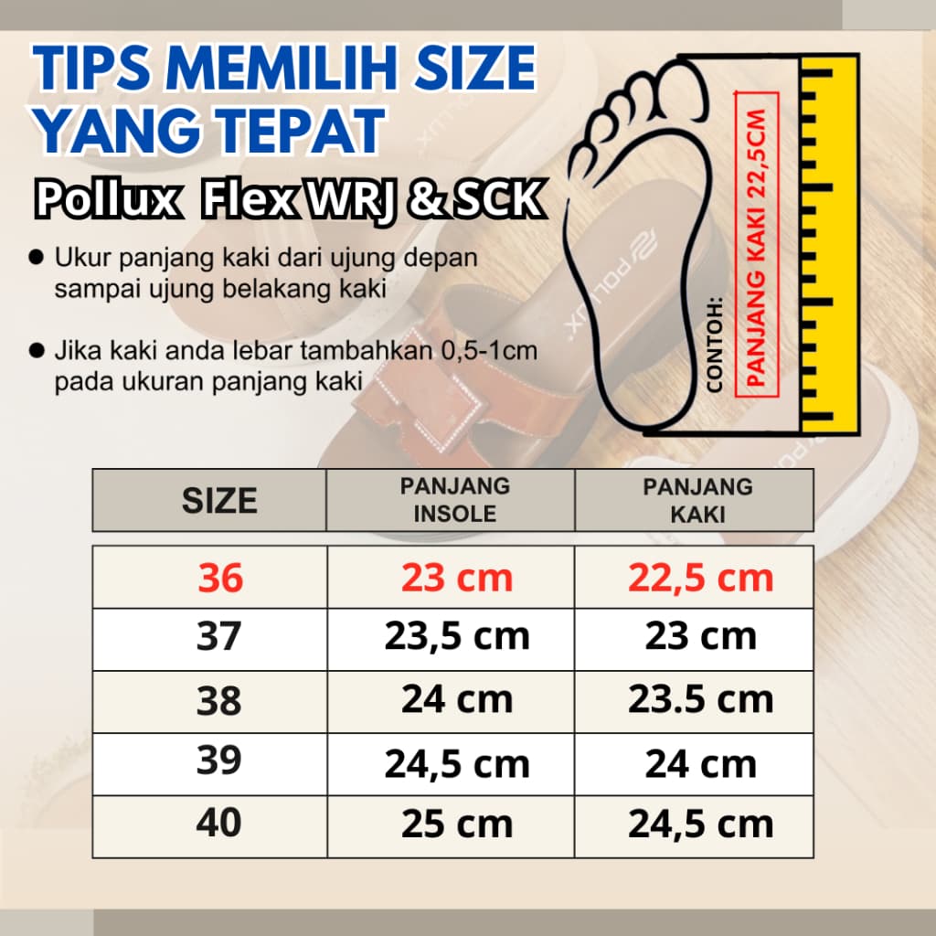 Thumbnail gambar ke-4 produk Pollux Flex SCK AMALA - Sepatu Sneakers Unisex Casual Hitam Putih dan Full Hitam SCKAMA