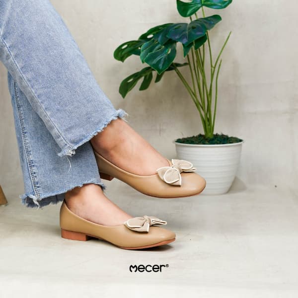 Thumbnail gambar ke-7 produk Mecer Classic WYH 58133 Flat shoes Wanita Kekinian | Sepatu Kerja Wanita