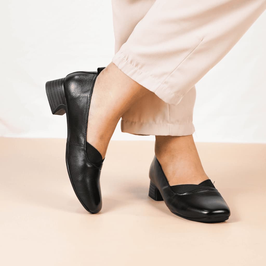 Thumbnail gambar ke-3 produk Pollux Monday WDQ 5518 - Sepatu Kerja Wanita | Sepatu Wanita Bahan Kulit Asli | Pantovel Wanita
