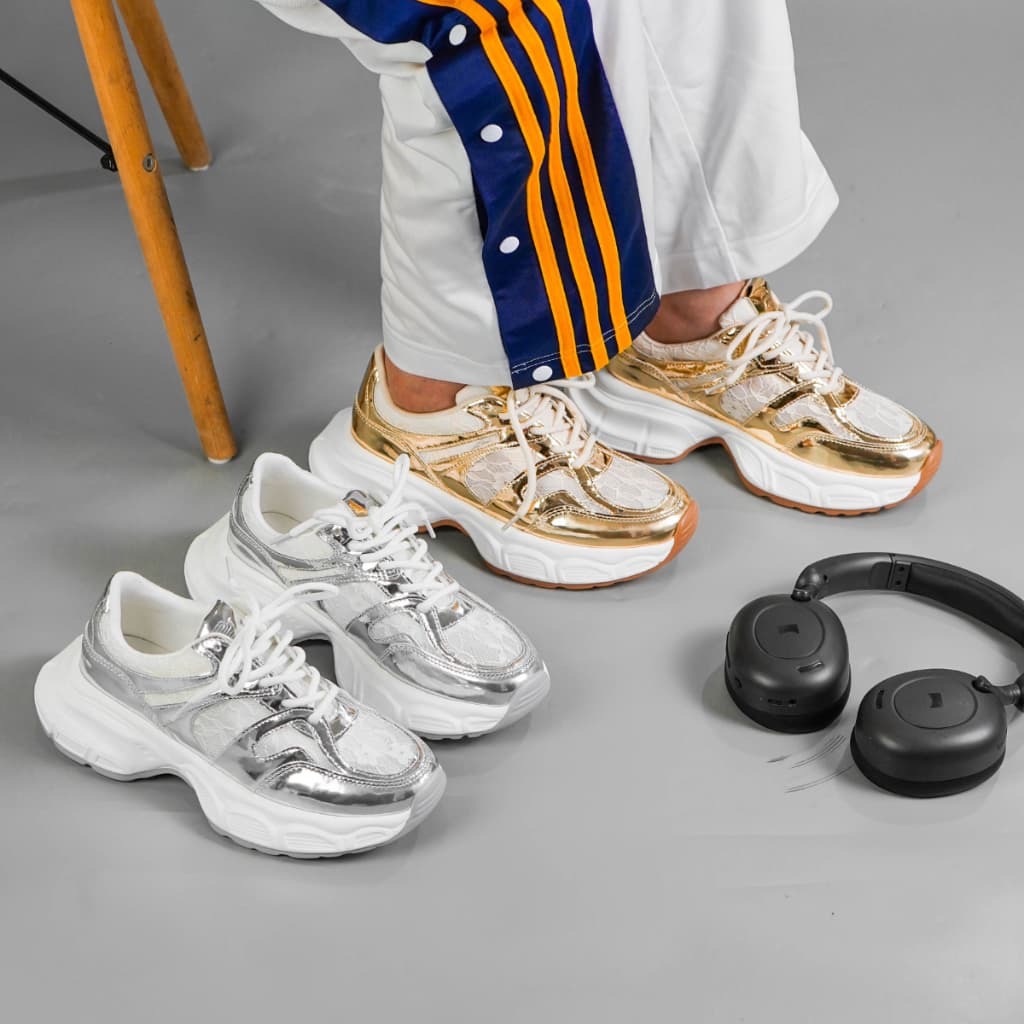 Thumbnail gambar ke-5 produk Pollux Jinju WRJ 3103 | Sepatu Sneakers Wanita Kekinian | Sepatu Casual Wanita | Sneakers Fashion