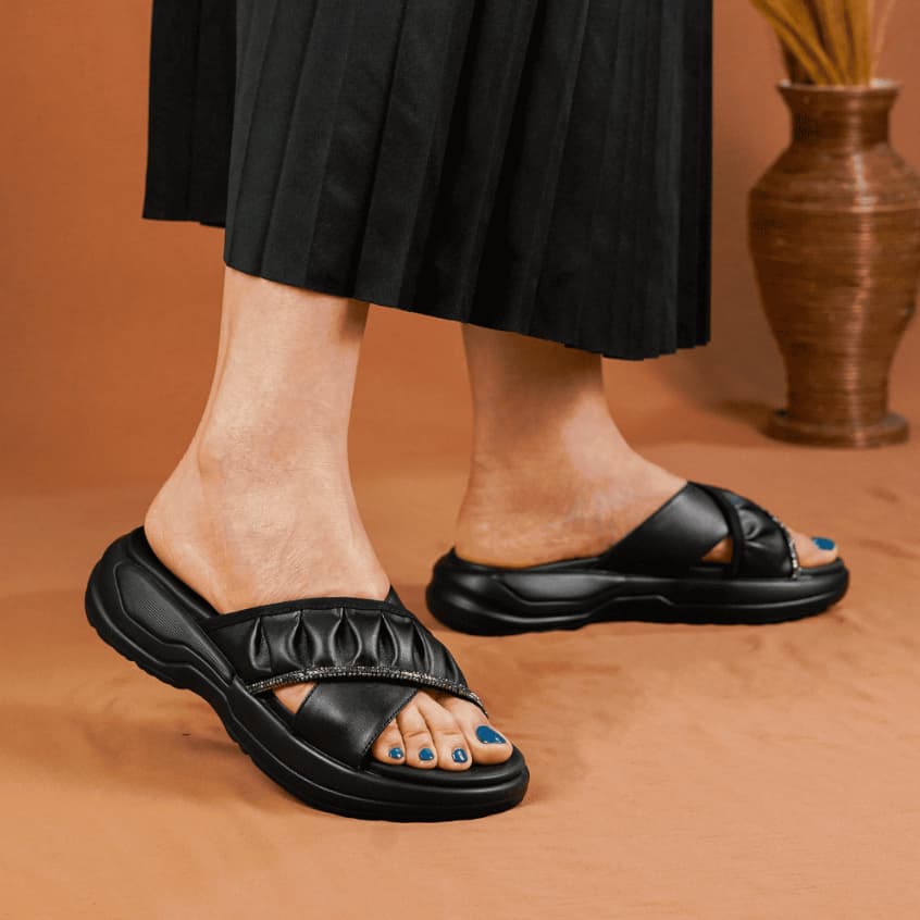 Thumbnail gambar ke-3 produk Pollux Daily WPOLP 02 - Sandal Wanita Keren| Sandal Wanita Nyaman Dengan Desain Kekinian