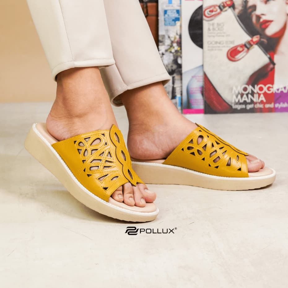 Thumbnail gambar ke-2 produk Pollux Daily WPOKZ 59 - Sandal Wanita Daily Anti Slip Leather Sandals