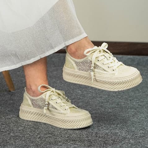 Gambar ke-9 produk Pollux Play WBB 61002 - Casual Sneakers Knitting Upper | Vulcanized Women Sneakers