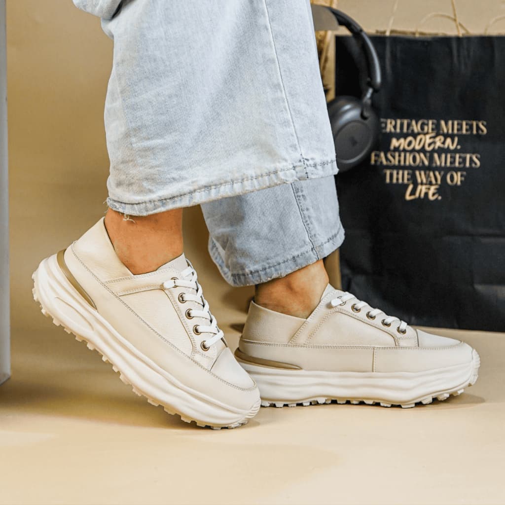Gambar ke-9 produk Pollux Jinju WBB 8978 - Sneakers Wanita Kekinian | Sepatu Casual Wanita | Sepatu Putih