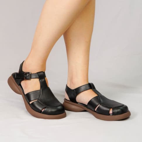 Gambar ke-6 produk Pollux E-Wear WPOMO  05 - Sandal Wanita Bahan Kulit | Sepatu Sandal Wanita