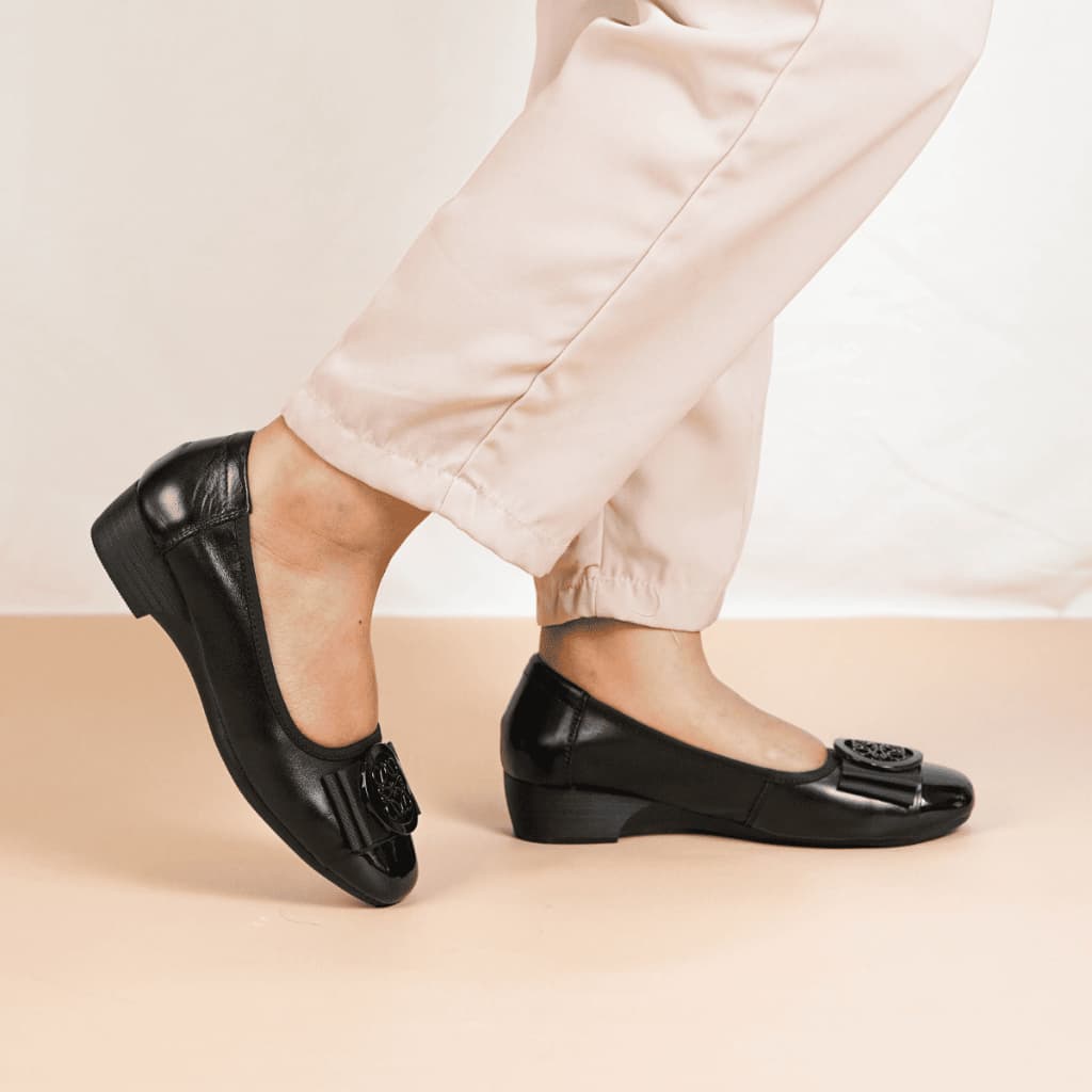 Gambar produk Pollux Monday WDQ 2159 - Sepatu Pantofel Oxfords Wanita Bahan Kulit Asli | Pantofel Kerja Wanita