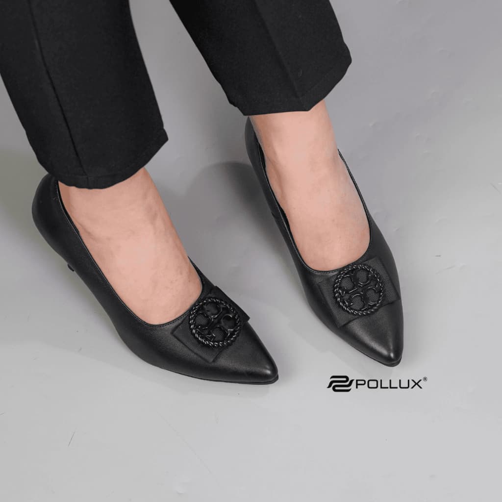 Thumbnail gambar ke-2 produk Pollux Monday WPOKV 05 - Sepatu Heels Kerja Wanita | Sepatu Kantor Wanita Bahan Kulit Asli