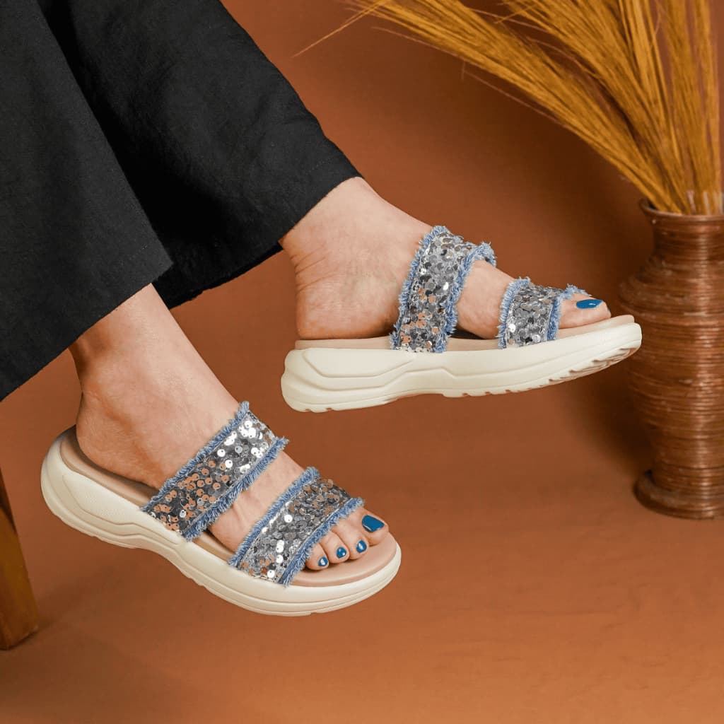 Thumbnail gambar ke-5 produk Pollux Daily WPOLP 09 - Sandal Wanita Kekinian Sangat Nyaman Dan Anti Slip