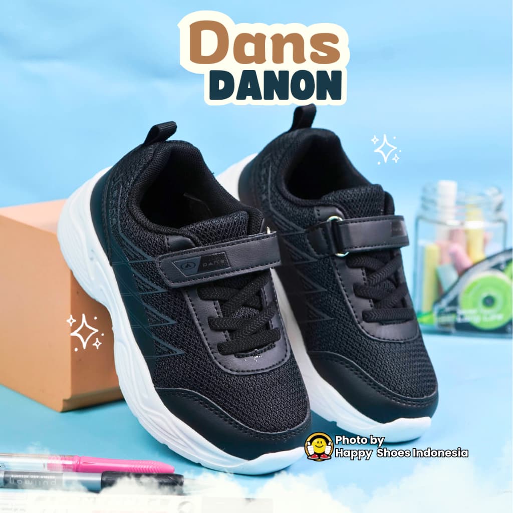 Thumbnail gambar ke-3 produk Dans Luneva Sepatu Sekolah Anak  | Sepatu Kats Anak Kekinaian Dans Danon| Sneakers anak Keren