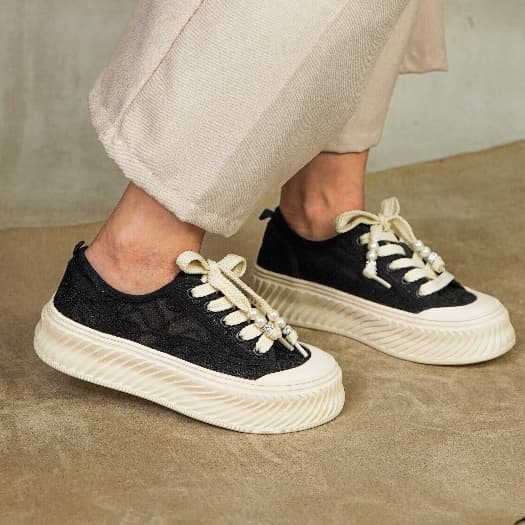 Gambar ke-9 produk Pollux Play WBB 61002 - Casual Sneakers Knitting Upper | Vulcanized Women Sneakers