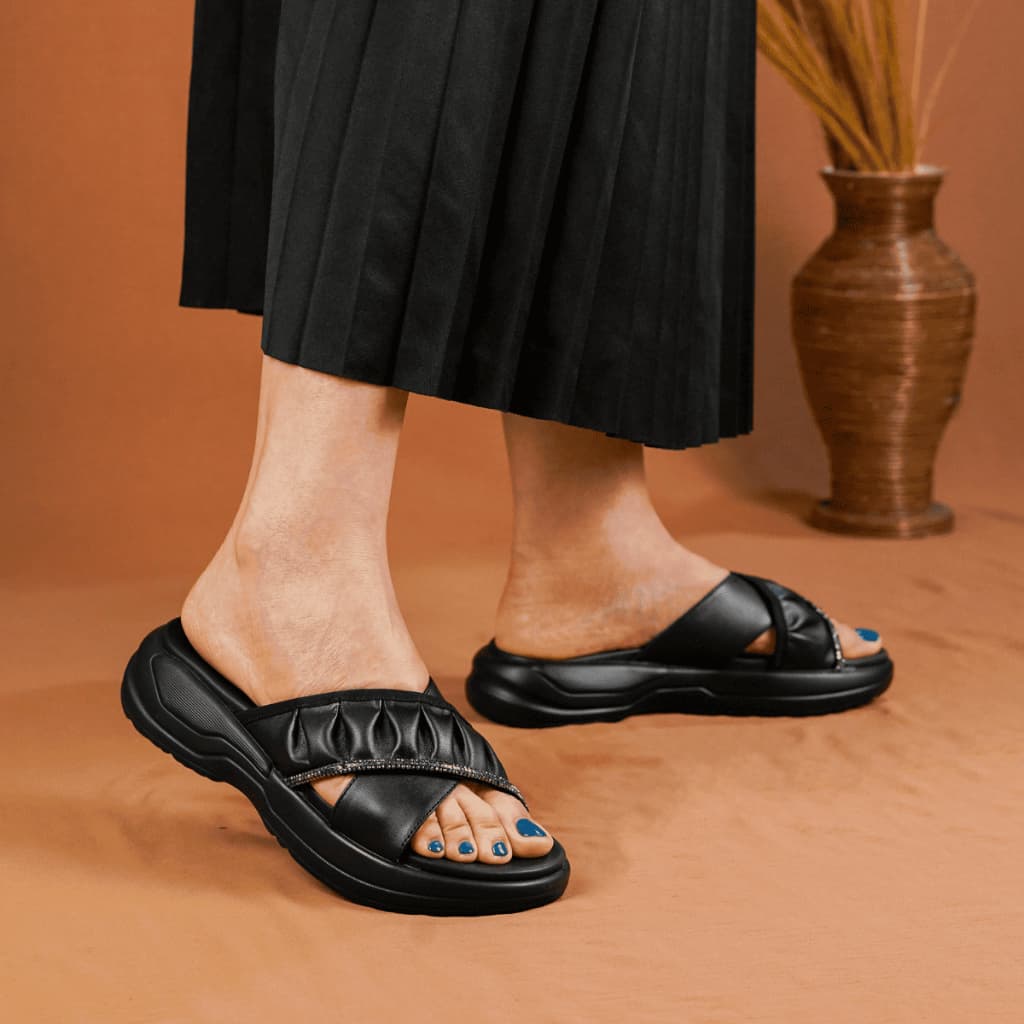 Thumbnail gambar ke-4 produk Pollux Daily WPOLP 02 - Sandal Wanita Keren| Sandal Wanita Nyaman Dengan Desain Kekinian
