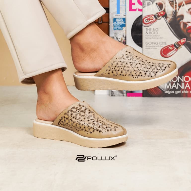 Gambar ke-5 produk Pollux Daily WPOKZ 24 -  Sandal Wanita Daily Anti-Slip Leather Sandals