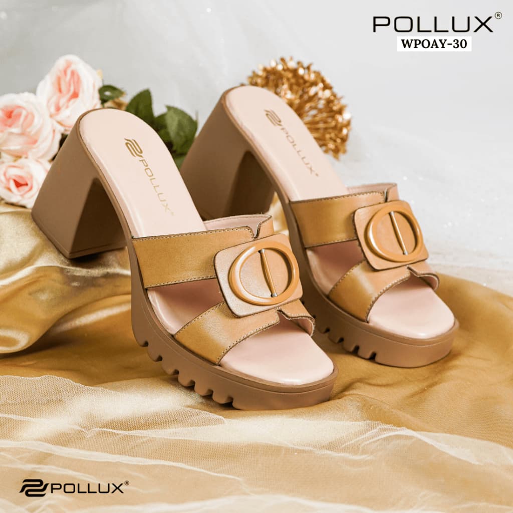 Gambar ke-8 produk Pollux Classic WPOAY 30 Sepatu Sandal Heels Wanita | Heels Wanita Chunky | Heels Kekinian