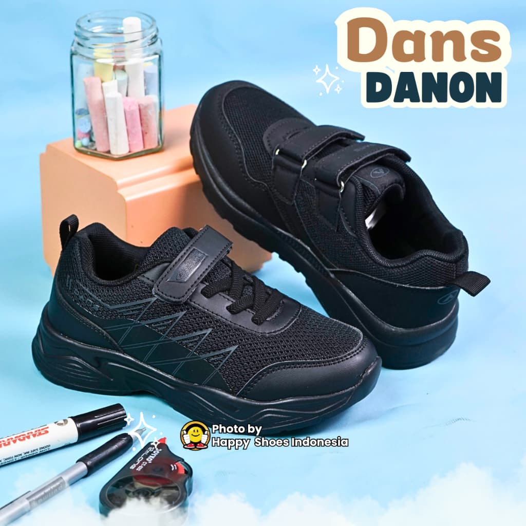 Thumbnail gambar ke-9 produk Dans Luneva Sepatu Sekolah Anak  | Sepatu Kats Anak Kekinaian Dans Danon| Sneakers anak Keren