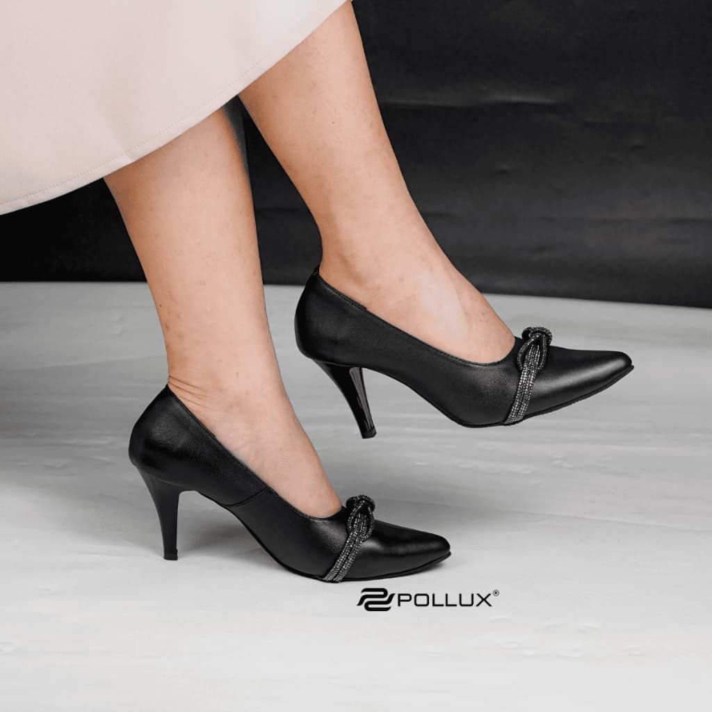 Gambar ke-10 produk Pollux Monday Wpokv 24 Sepatu Heels Wanita | Sepatu Kantor Wanita Bahan Kulit | Sepatu Pesta